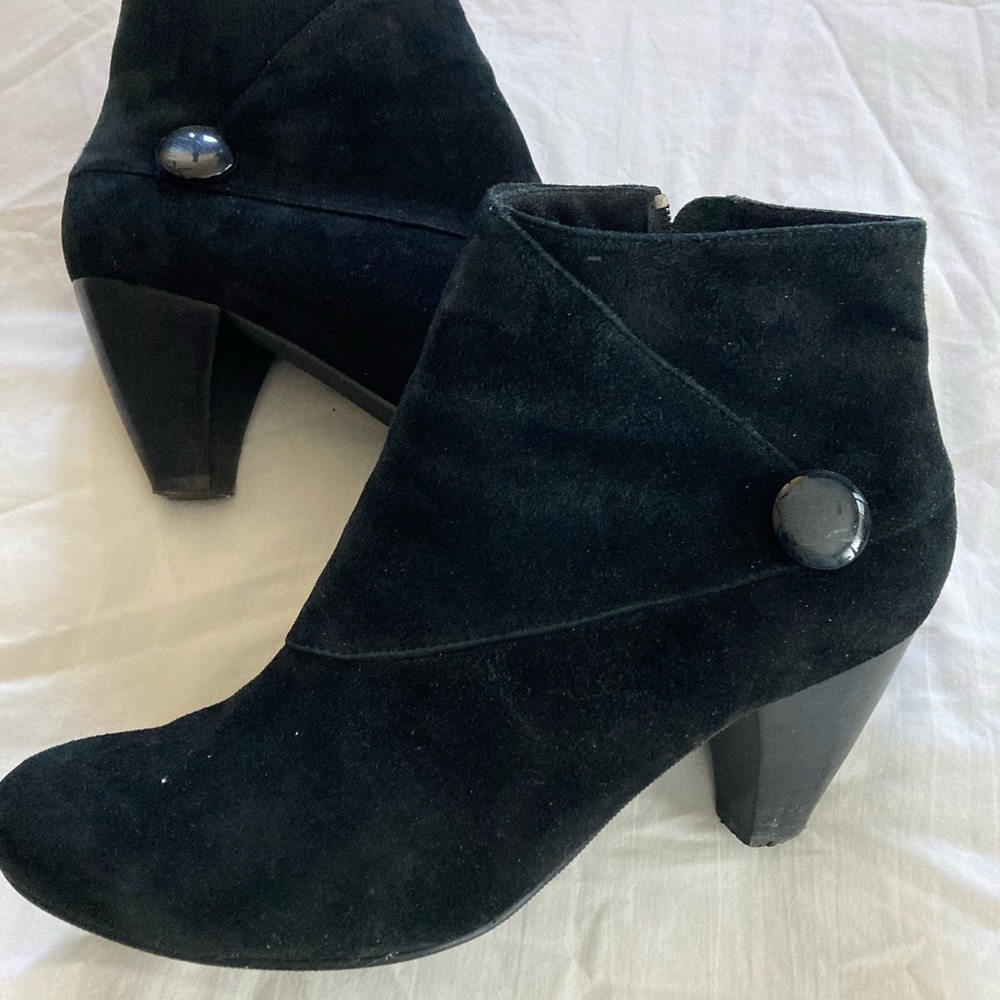 Suede booties
